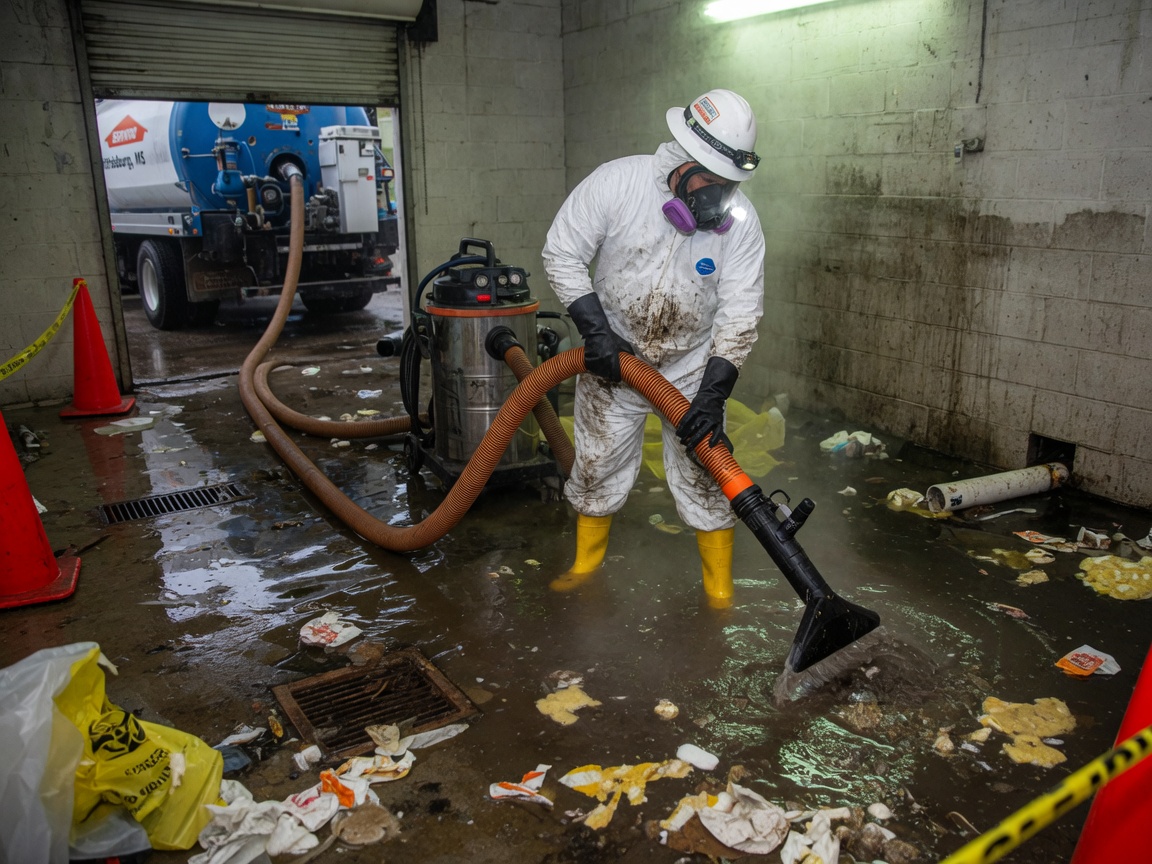Sewage Backup Cleanup in Purvis, MS